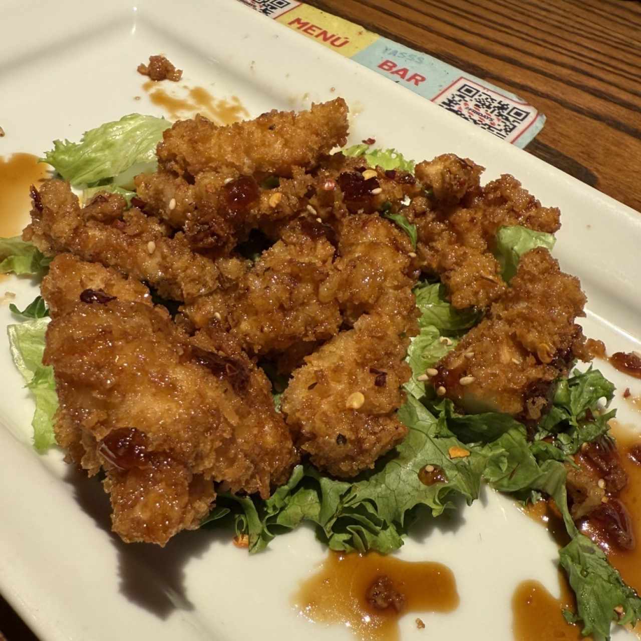 FRIDAYS SIGNATURE WHISKEY-GLAZED SESAME CHICKEN STRIPS