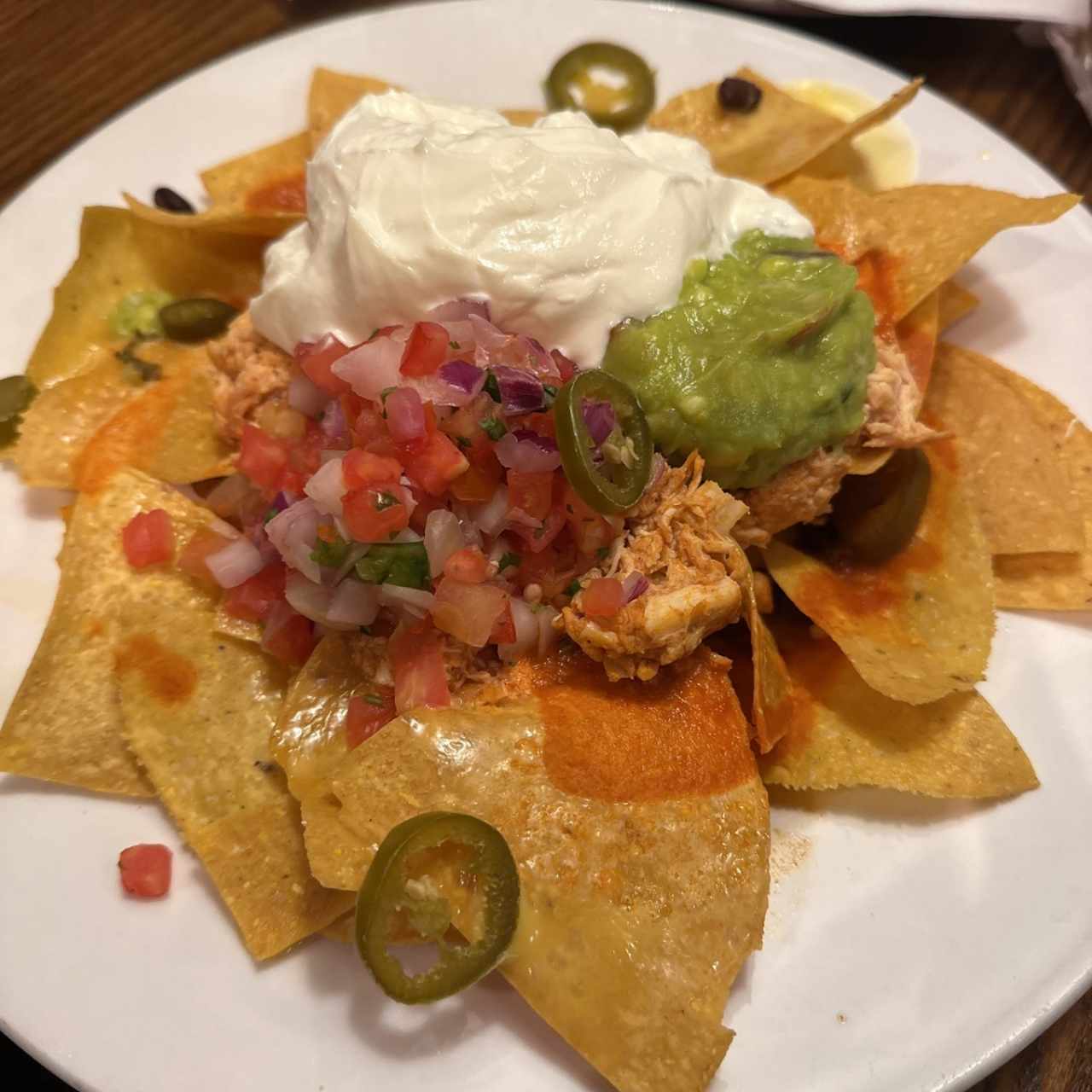 Ultimate chicken nachos 