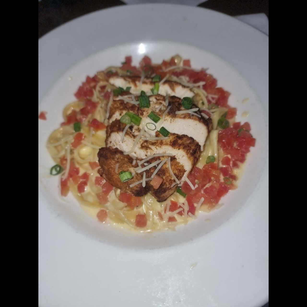 Blackened Chicken Cajun Pasta Alfredo