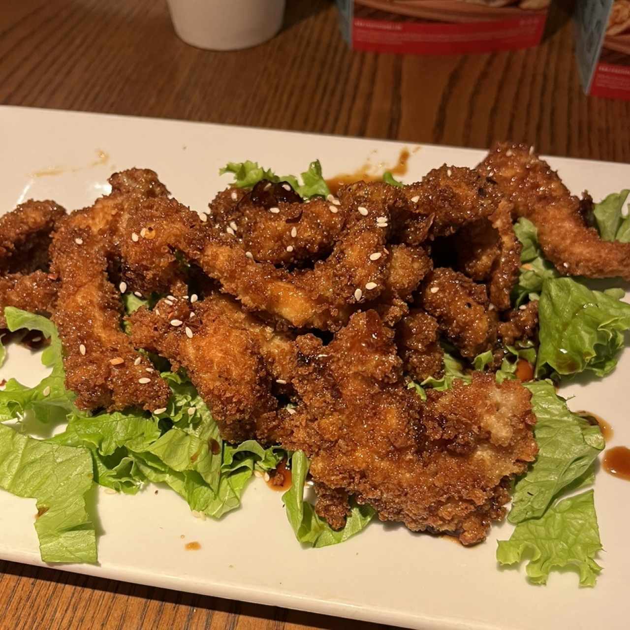 FRIDAYS SIGNATURE WHISKEY-GLAZED SESAME CHICKEN STRIPS