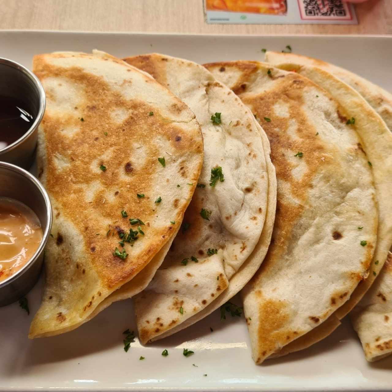 Brisket quesadillas