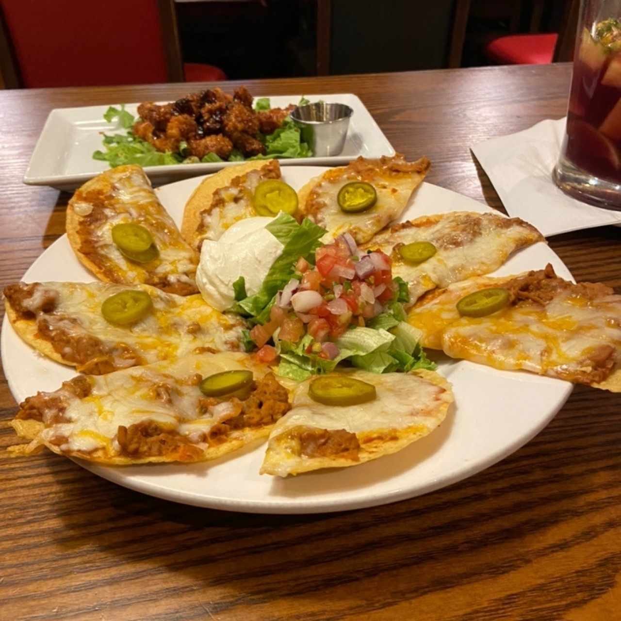 Nachos con carne 