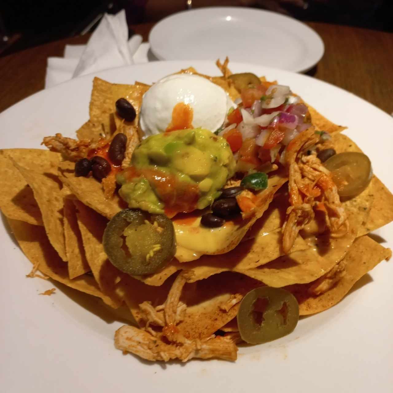 Nachos de pollo