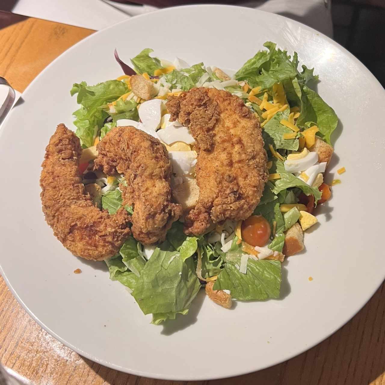 CAJUN FRIED CHICKEN SALAD