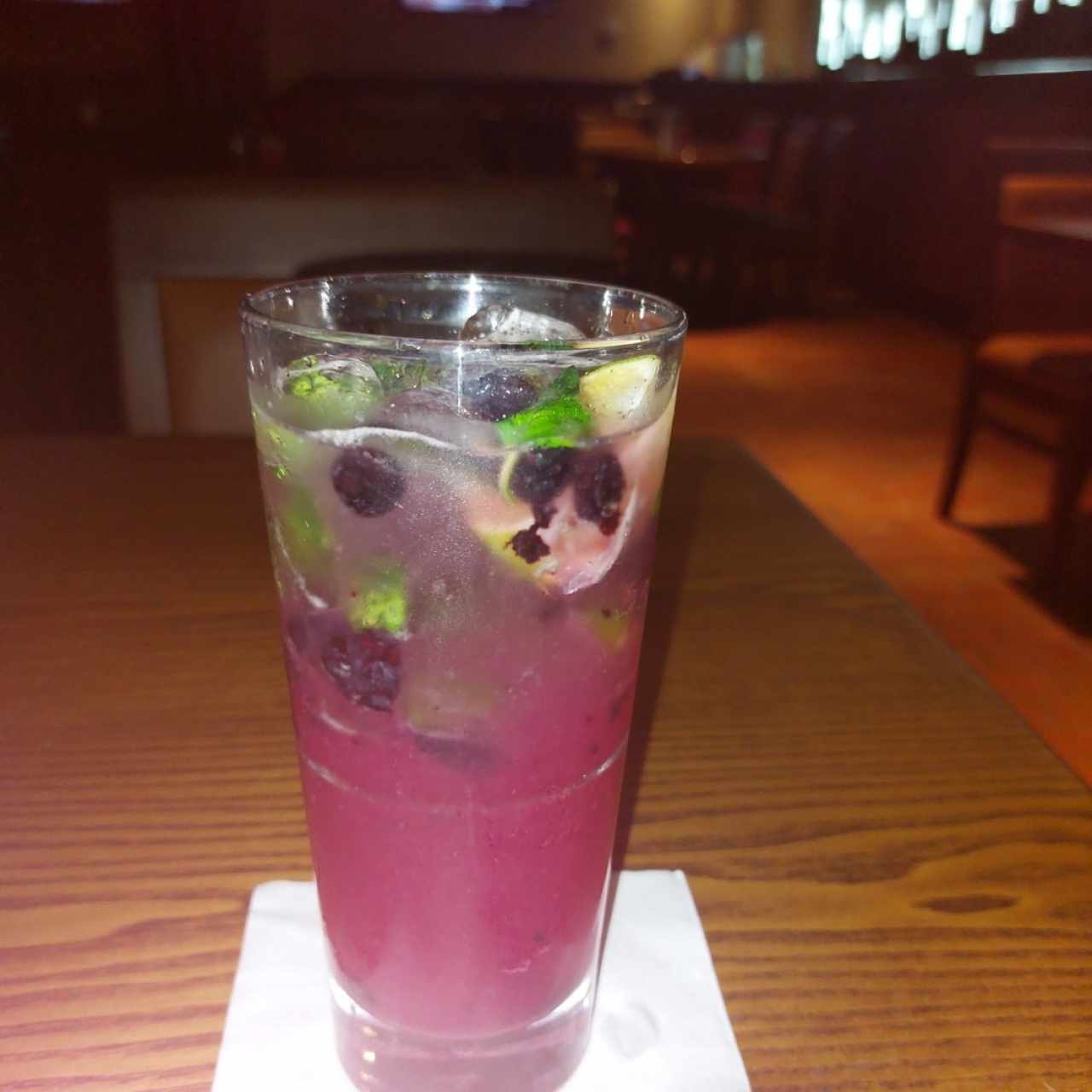 mojito de blueberry