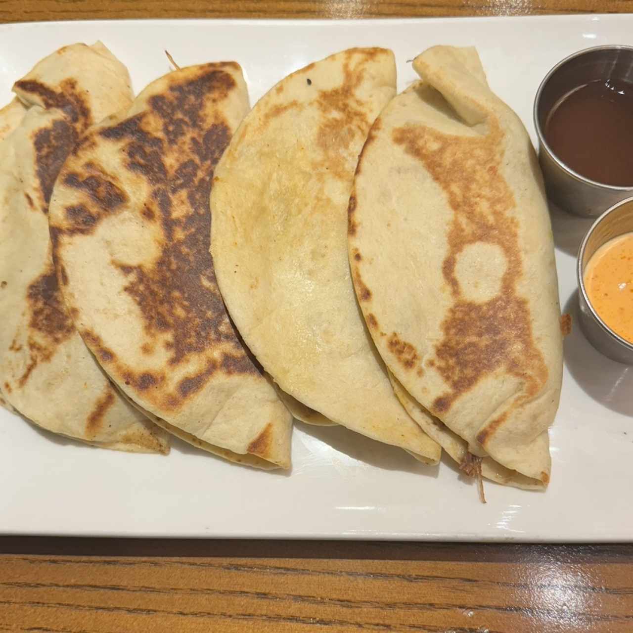 Brisket quesadillas