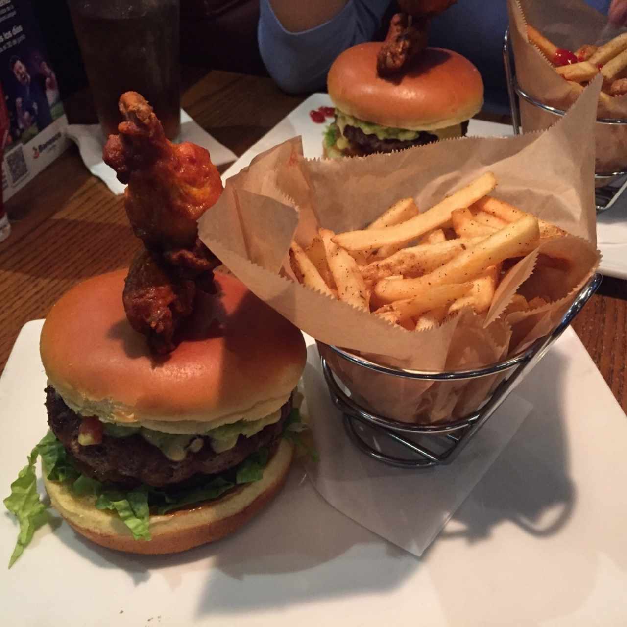 Wingman burger