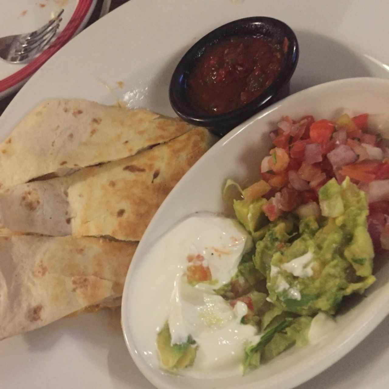 quesadillas de pollo