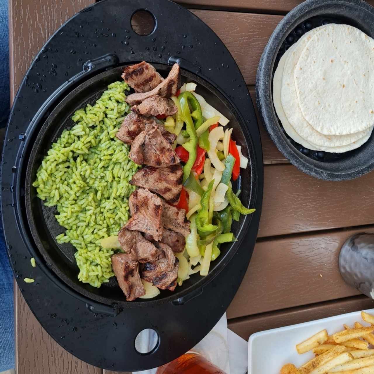 chicken fajitas