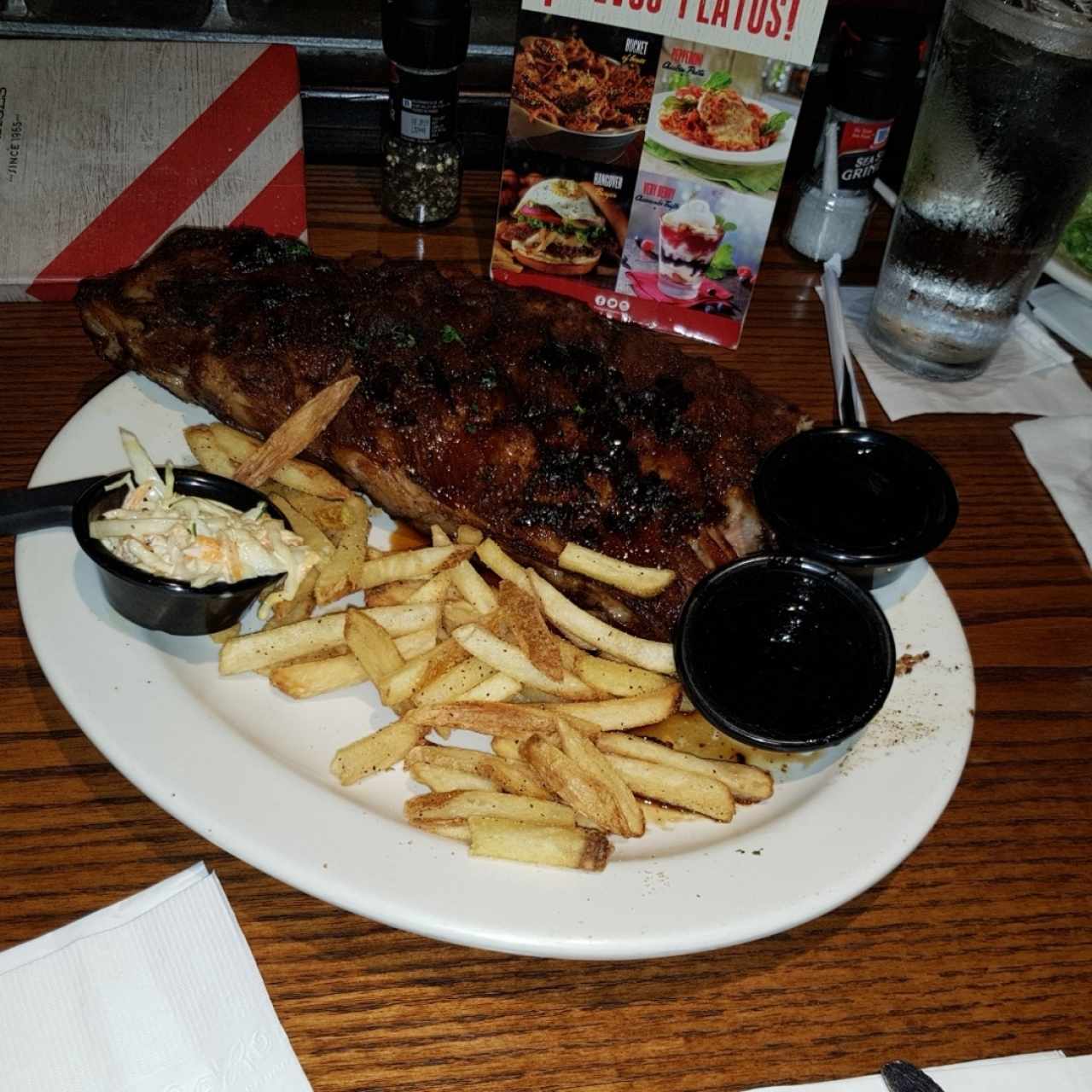 Jack Daniel's glazed ribs