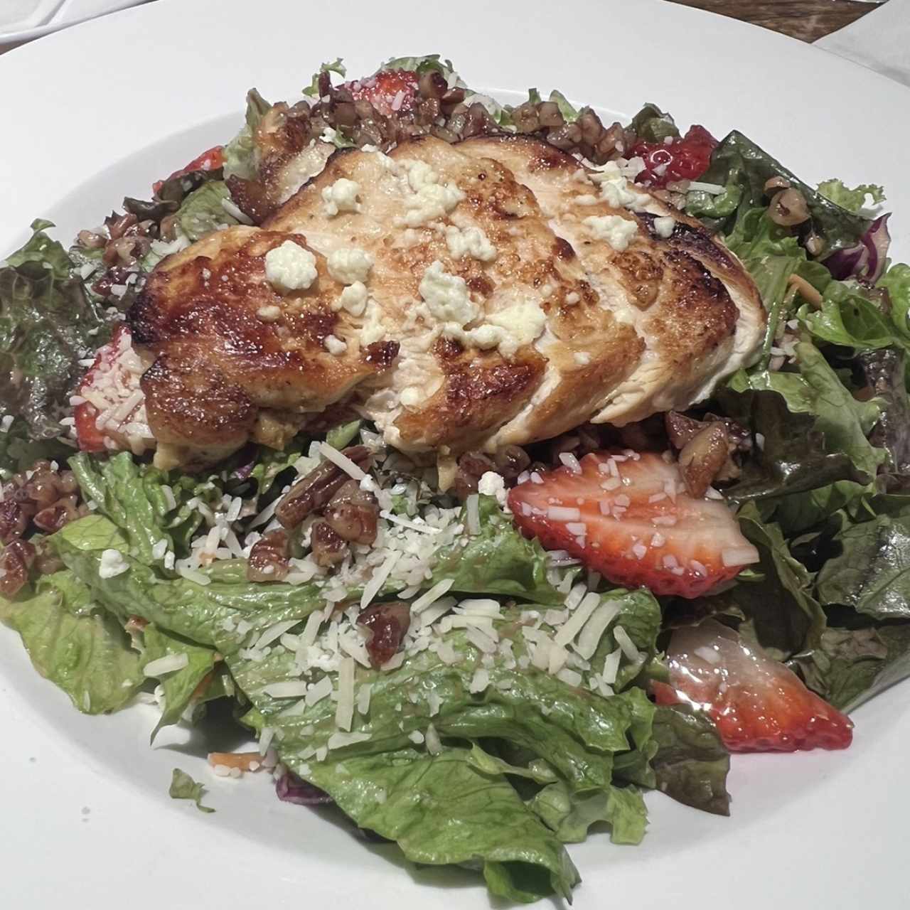 Strawberry chicken salad