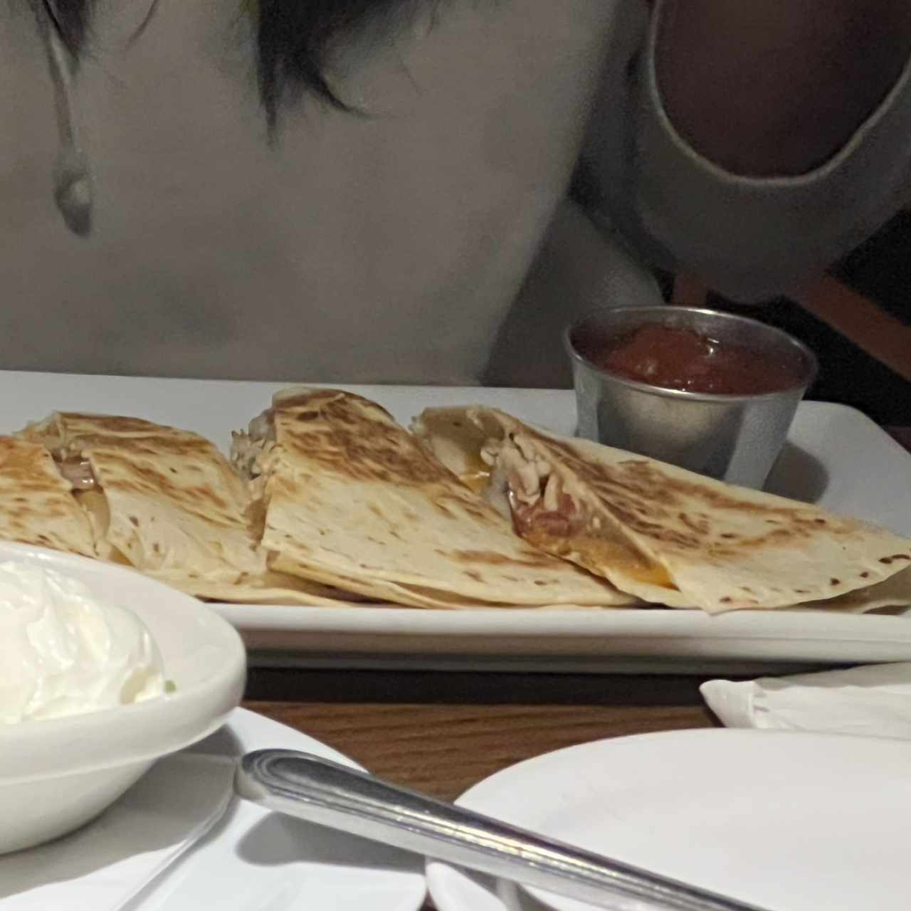 Appetizers - GRILLED CHICKEN QUESADILLAS