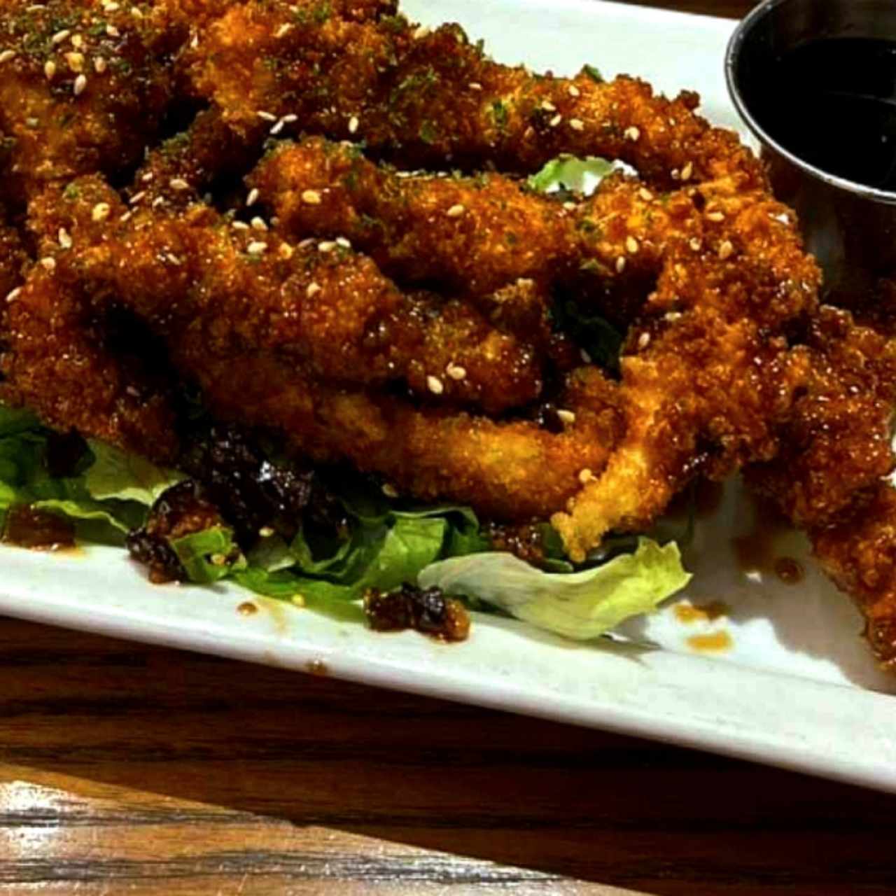 FRIDAYS SIGNATURE WHISKEY-GLAZED SESAME CHICKEN STRIPS