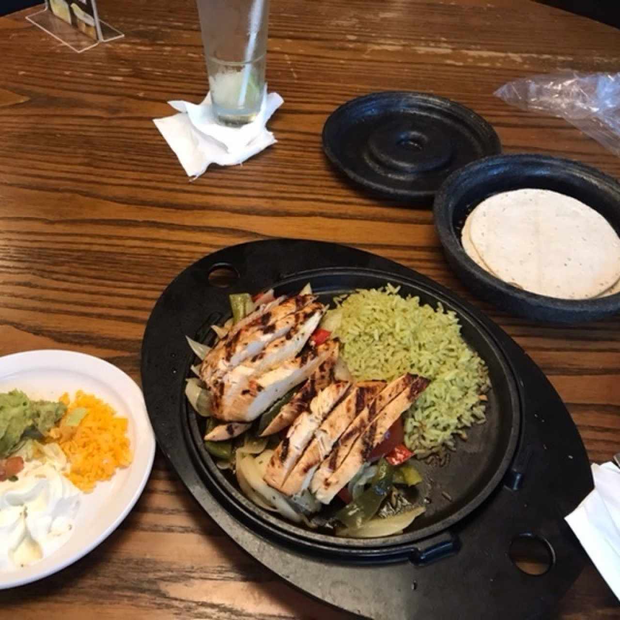 chicken fajitas