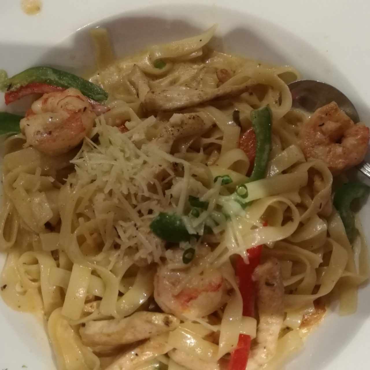 Cajun Shrimp & Chicken Pasta