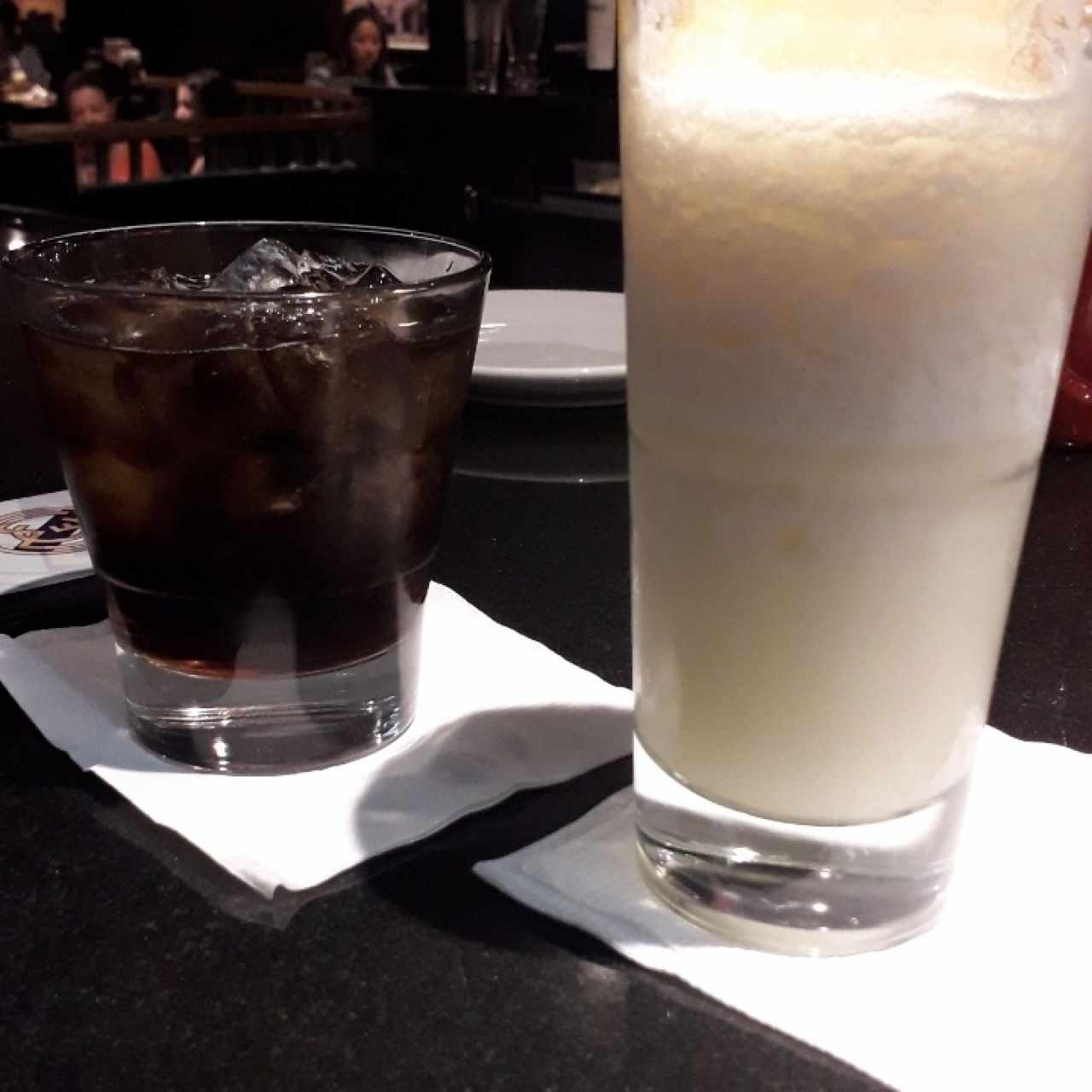 piña colada y Ron abuelo