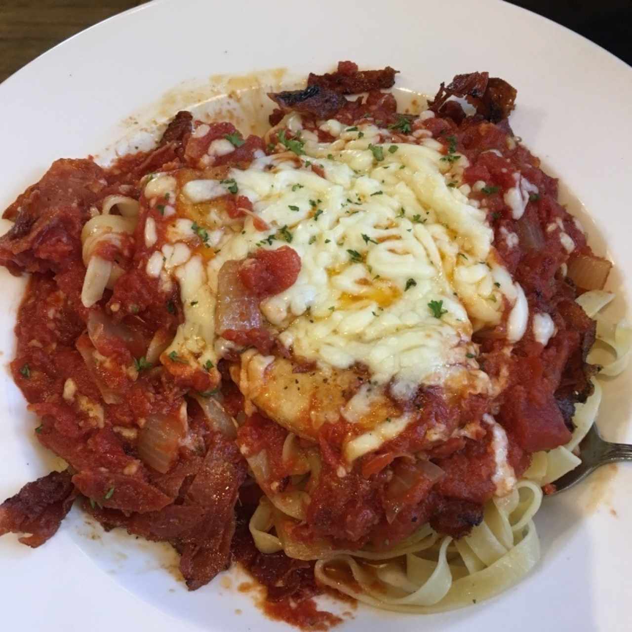 Pasta con pollo