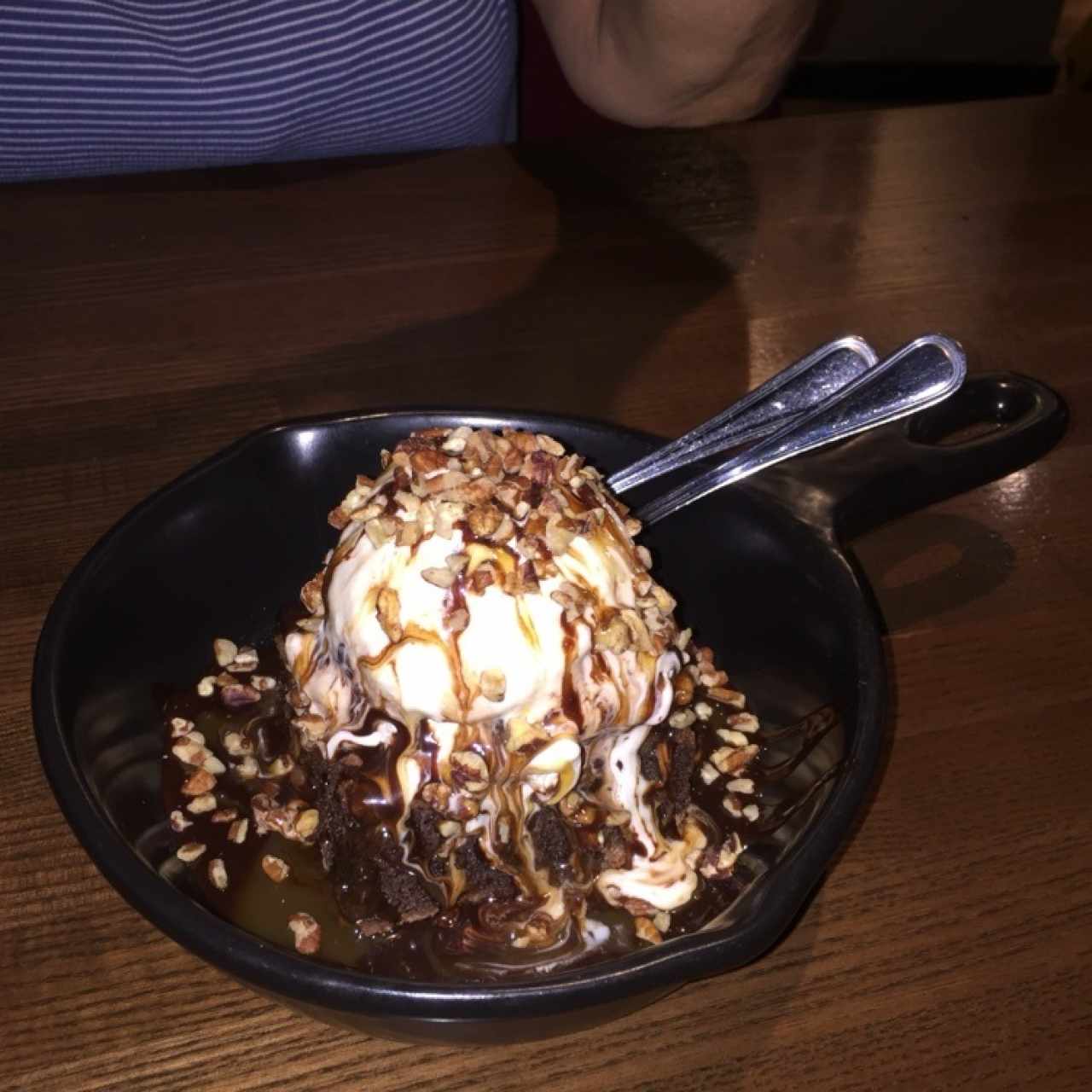 Brownie con Helado 