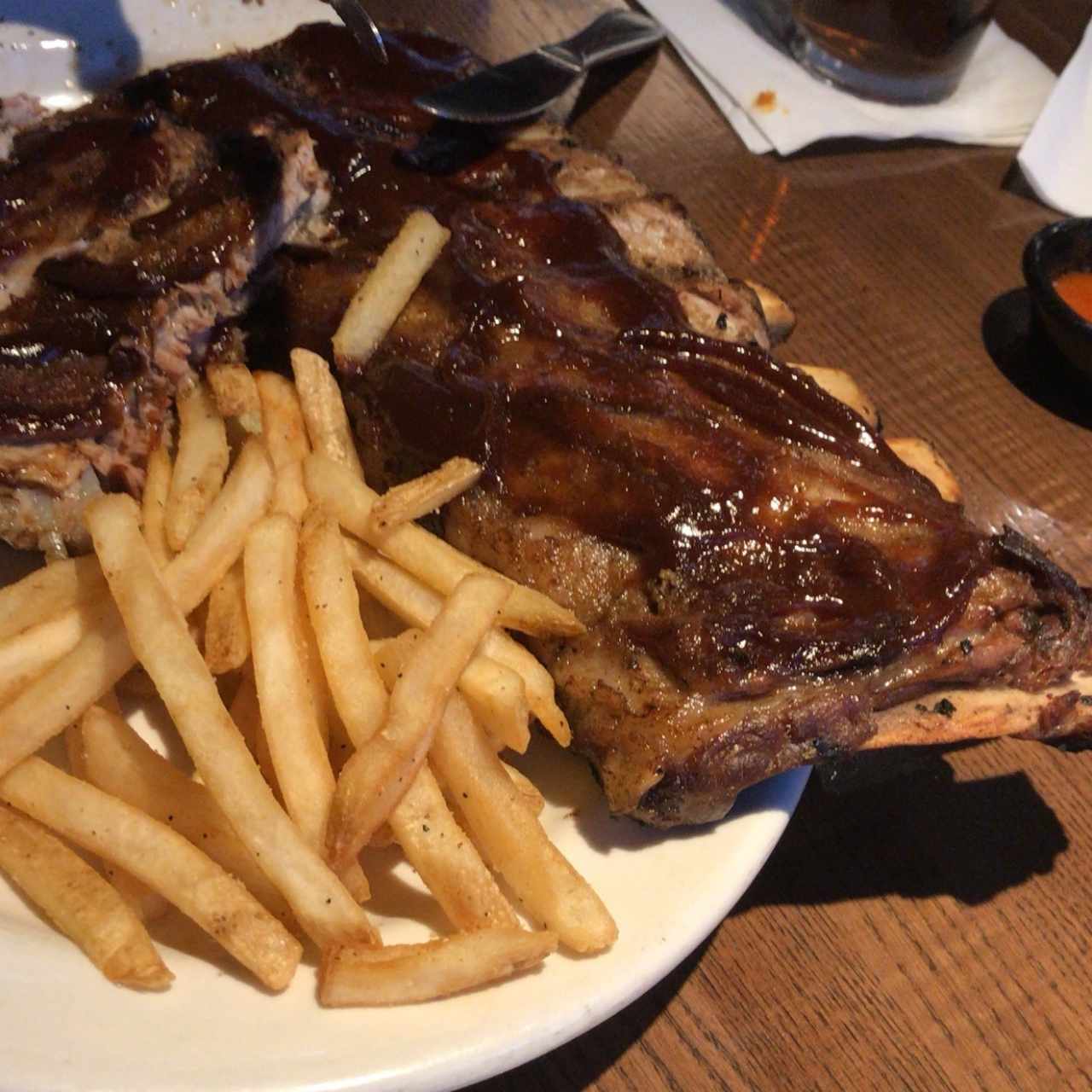 costillas bbq