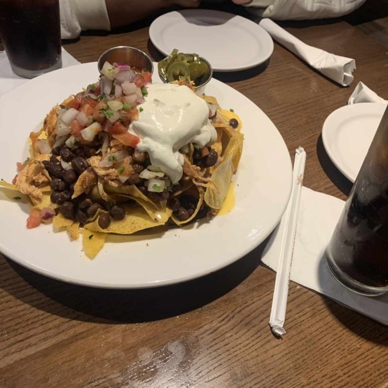 Ultimate chicken nachos