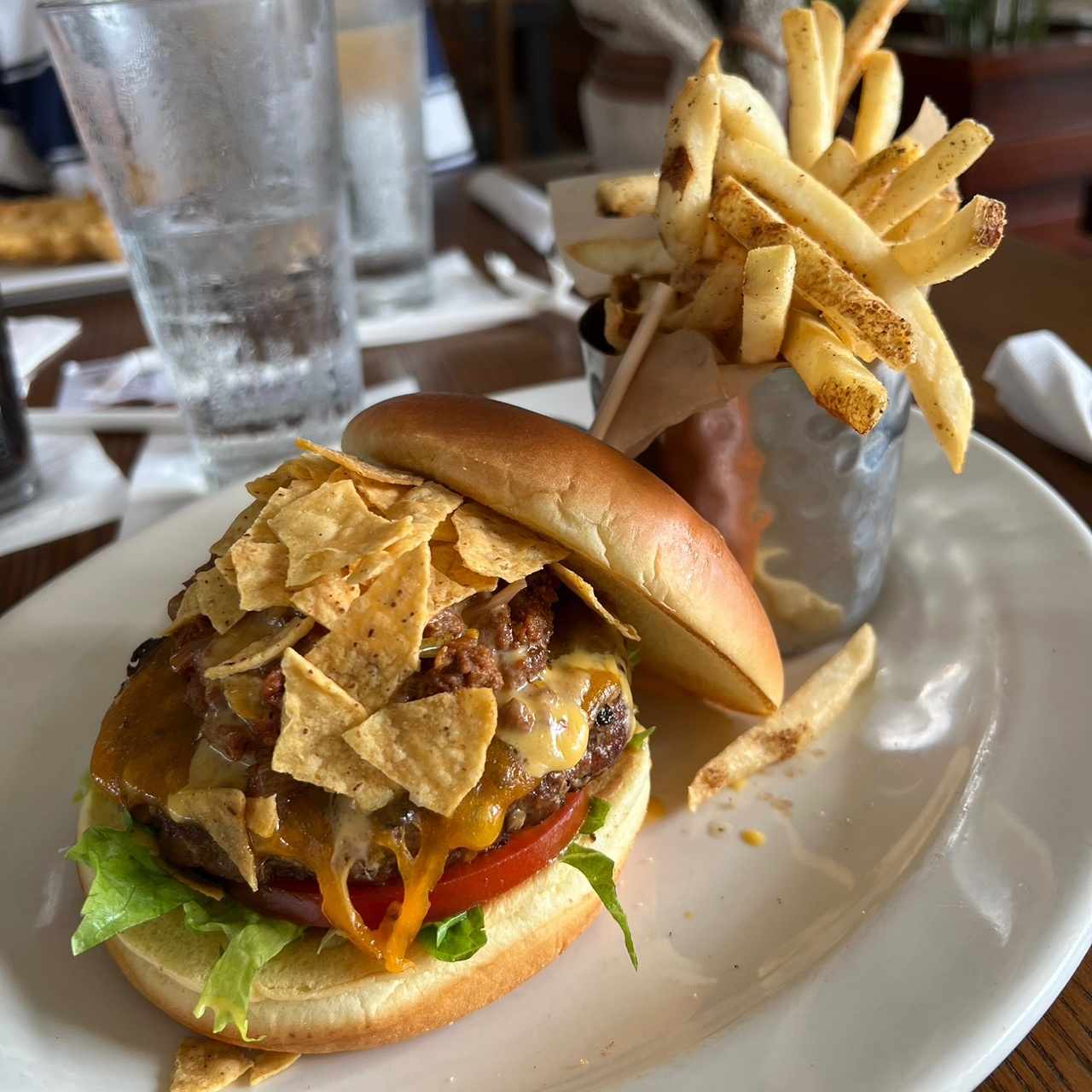 Texas Chilli Cheeseburger