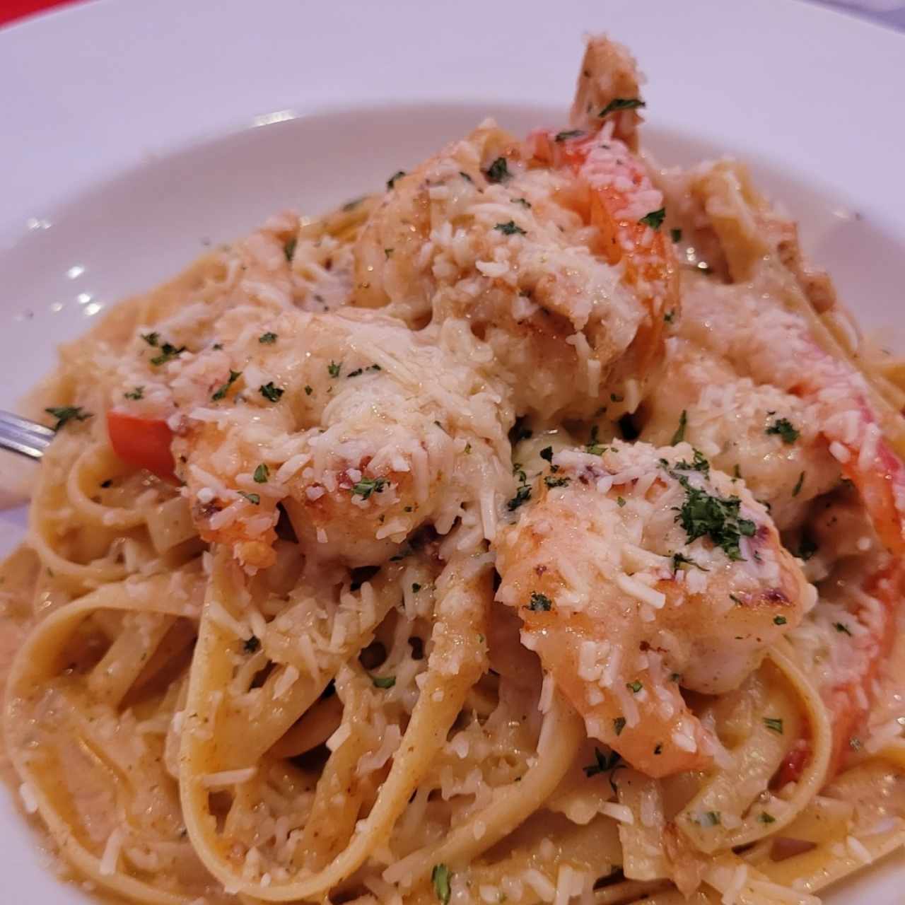 CAJUN SHRIMP & CHICKEN PASTA