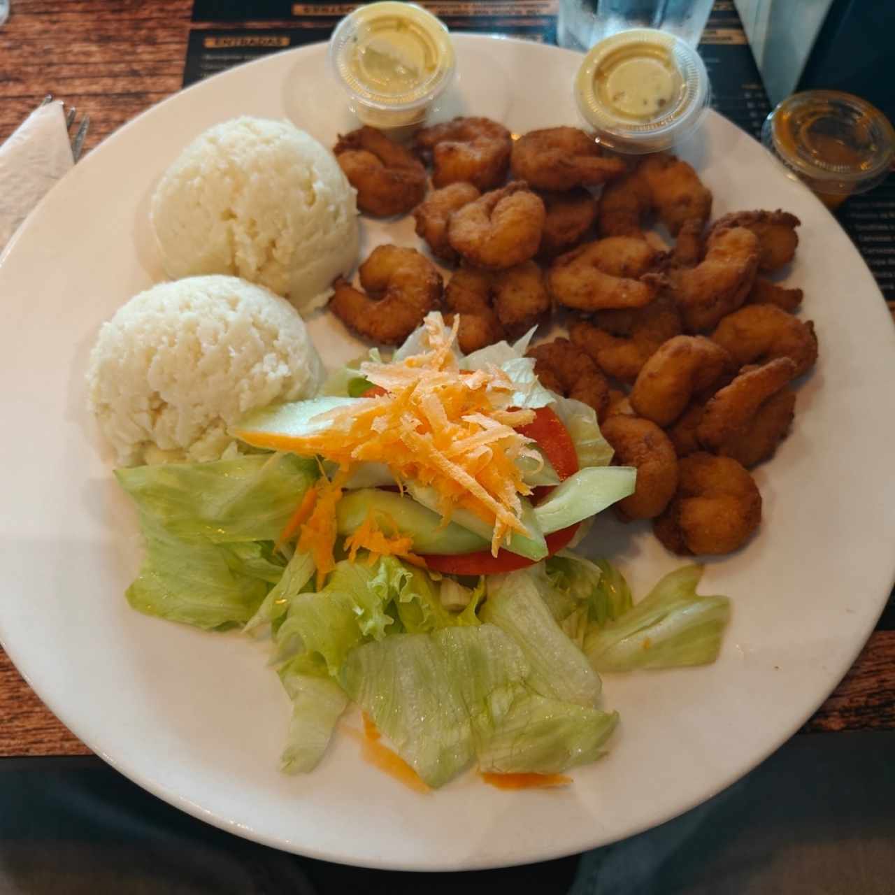 Camarones al Ajillo a la Criolla o Apanados