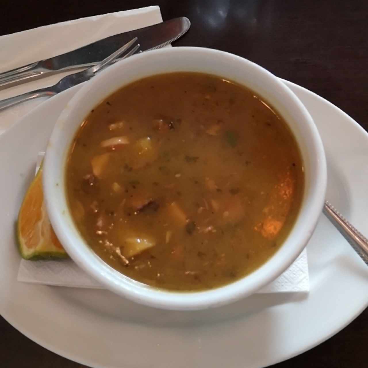 sopa de mariscos 