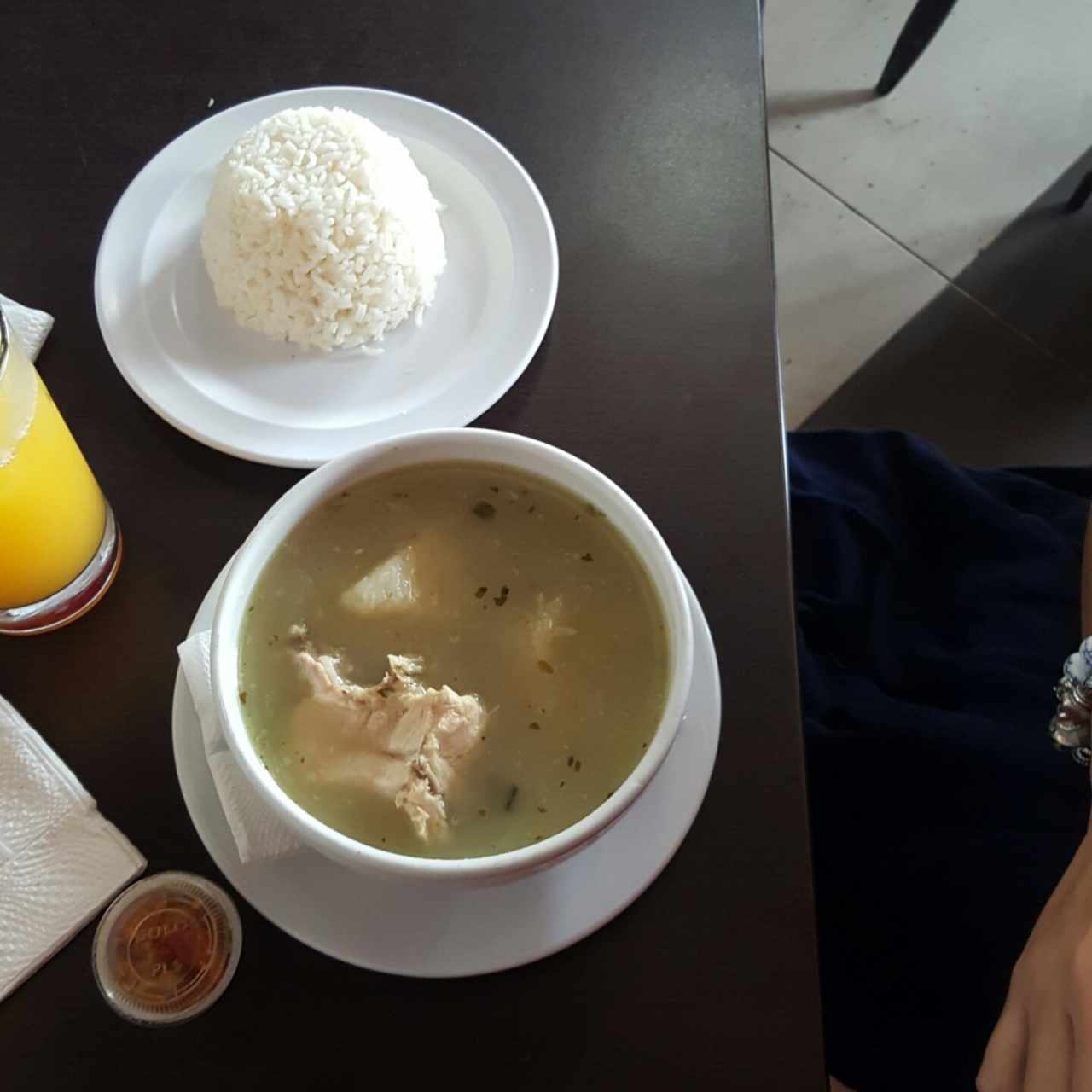 Sancocho con arroz