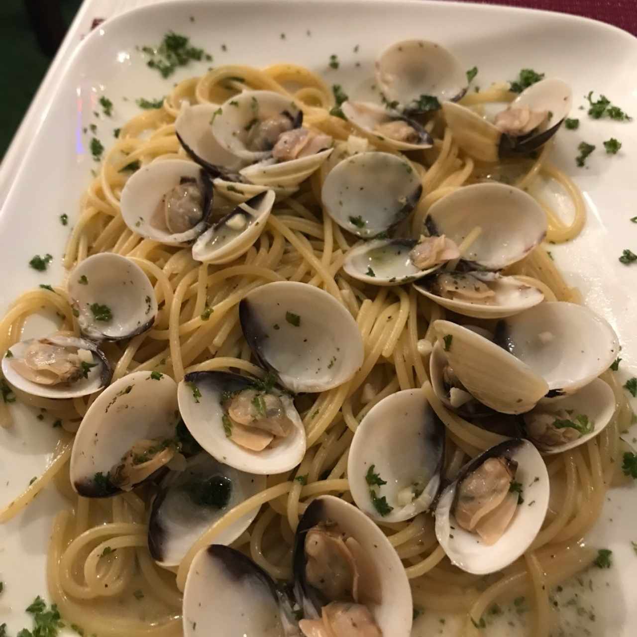 Pasta con almejas 