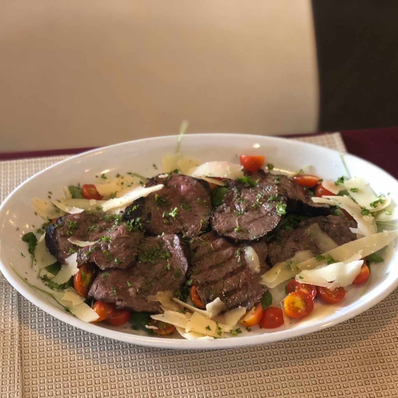 Tagliata de carne Argentina c/rucula