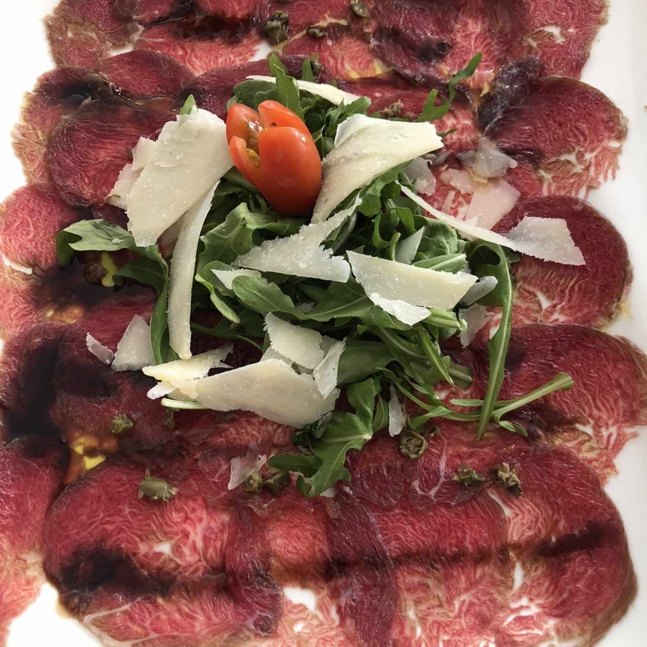 Entradas - Carpaccio de lomito