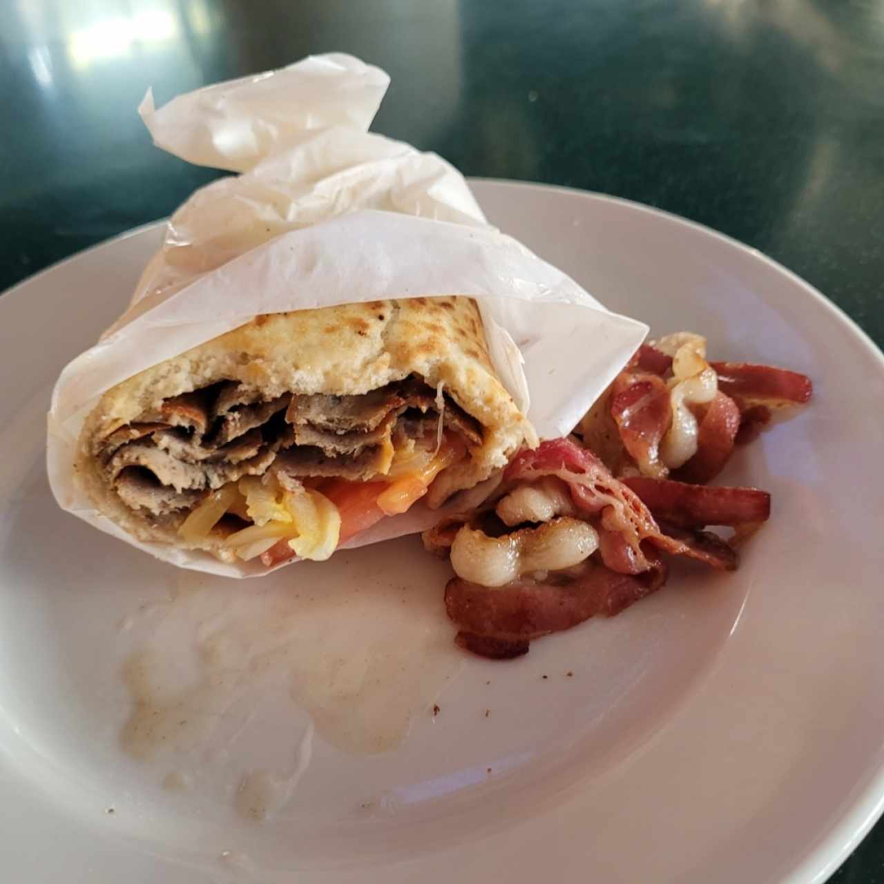 gyro y tocino 