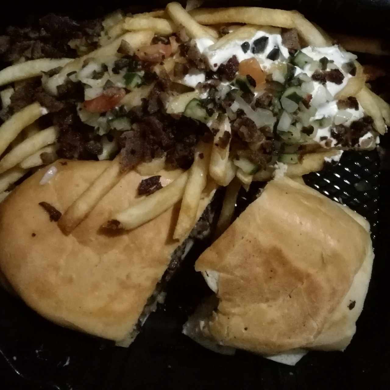 Nikos Steak AND Gyro Fries