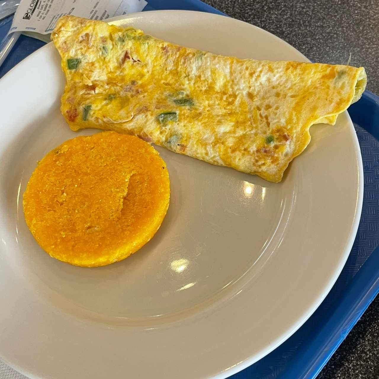 Omelette con tortilla