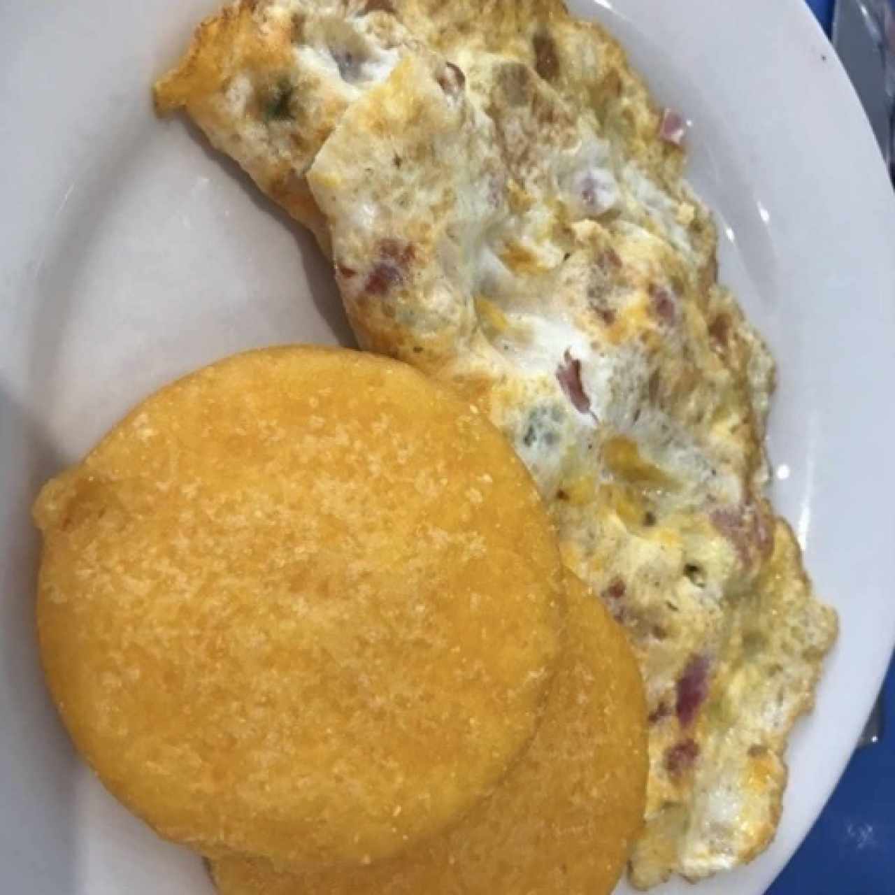 Omelet con tortilla