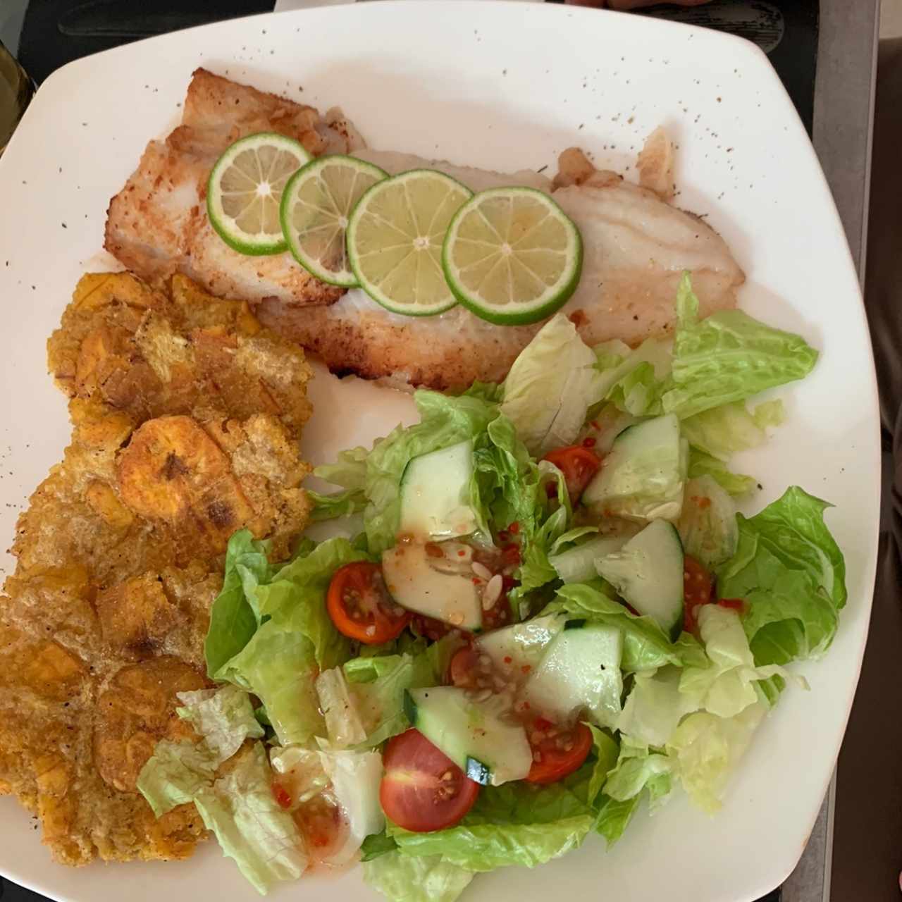 Filete de pescado a la plancha