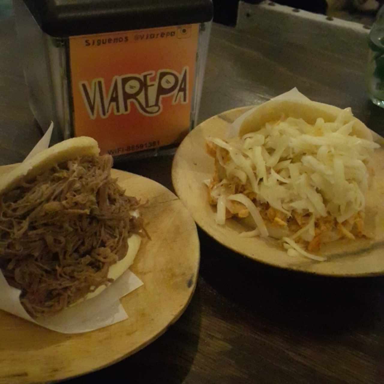 arepa carne mechada y telita vs arepa catira las mejores de panama