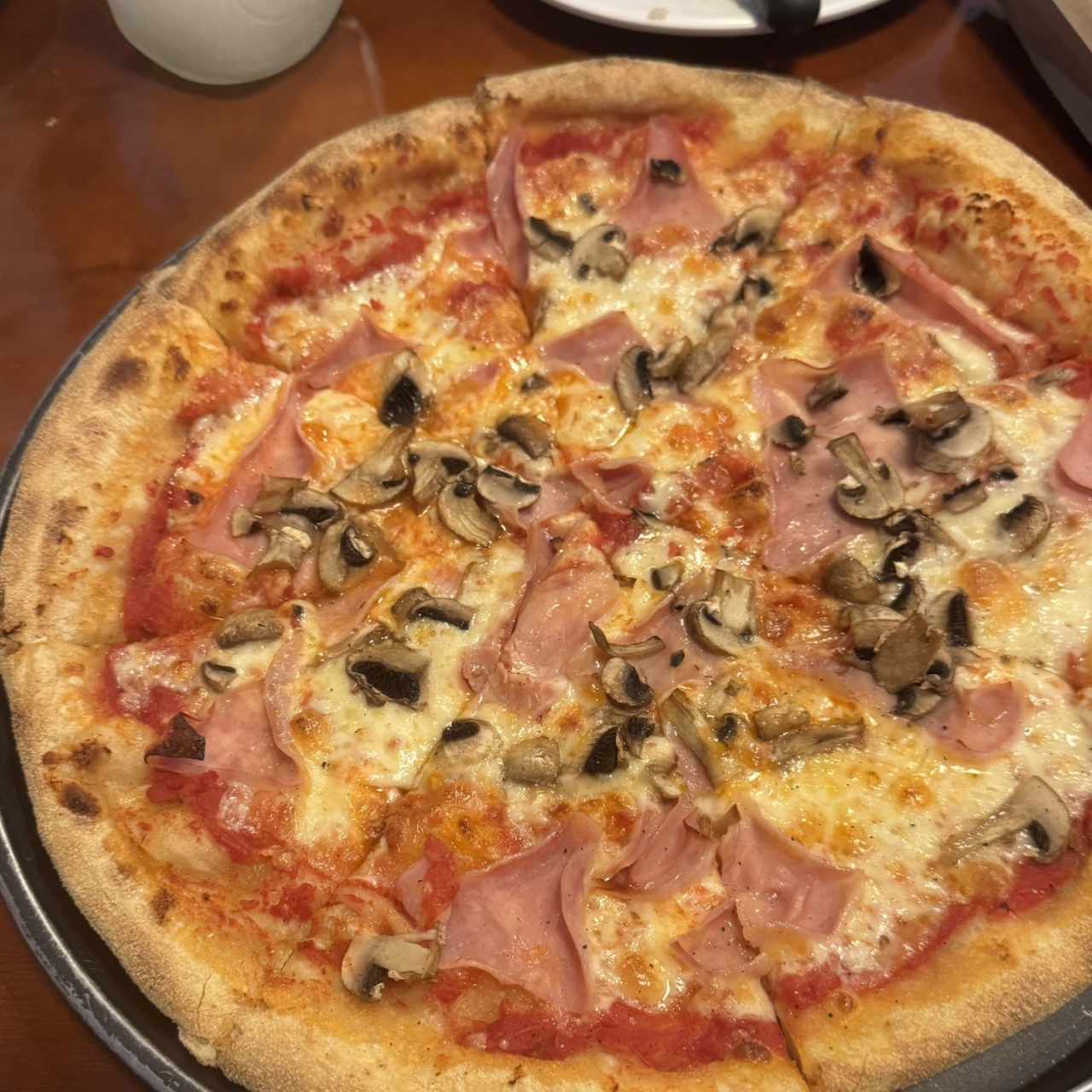 Pizzas Rojas - Jamón ( EXTRA HONGOS)