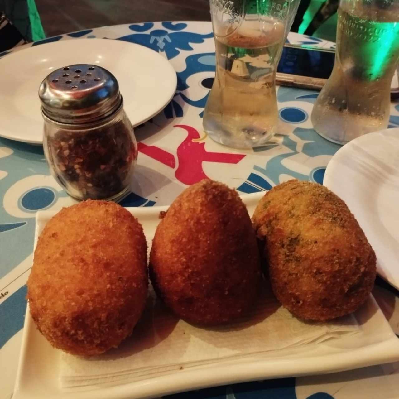 Arancino y soda 