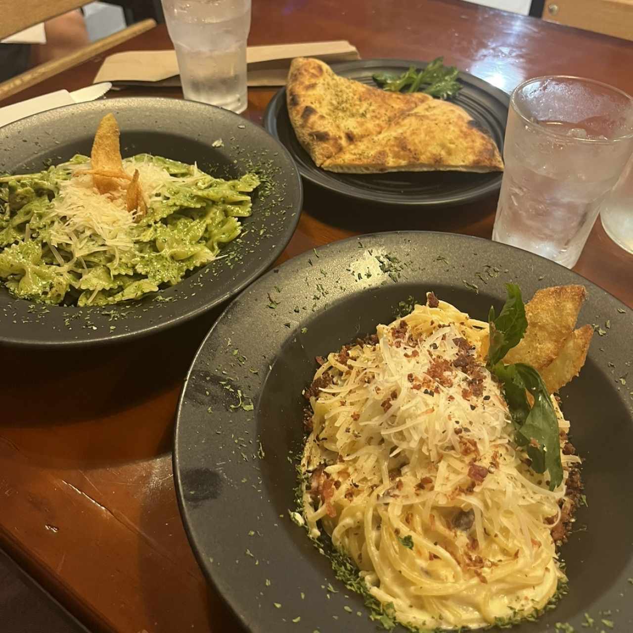  Pollo y Pesto / Carbonara