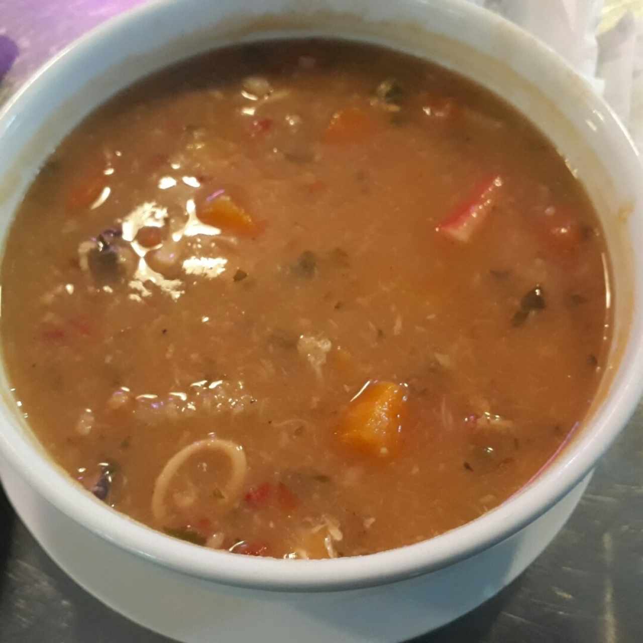 Sopa de mariscos