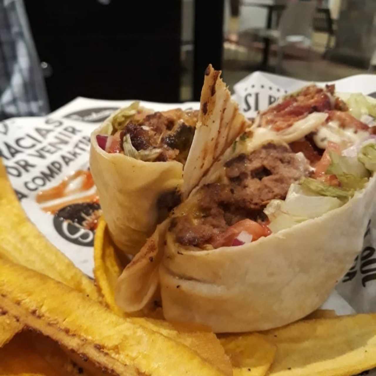 burguer wrap