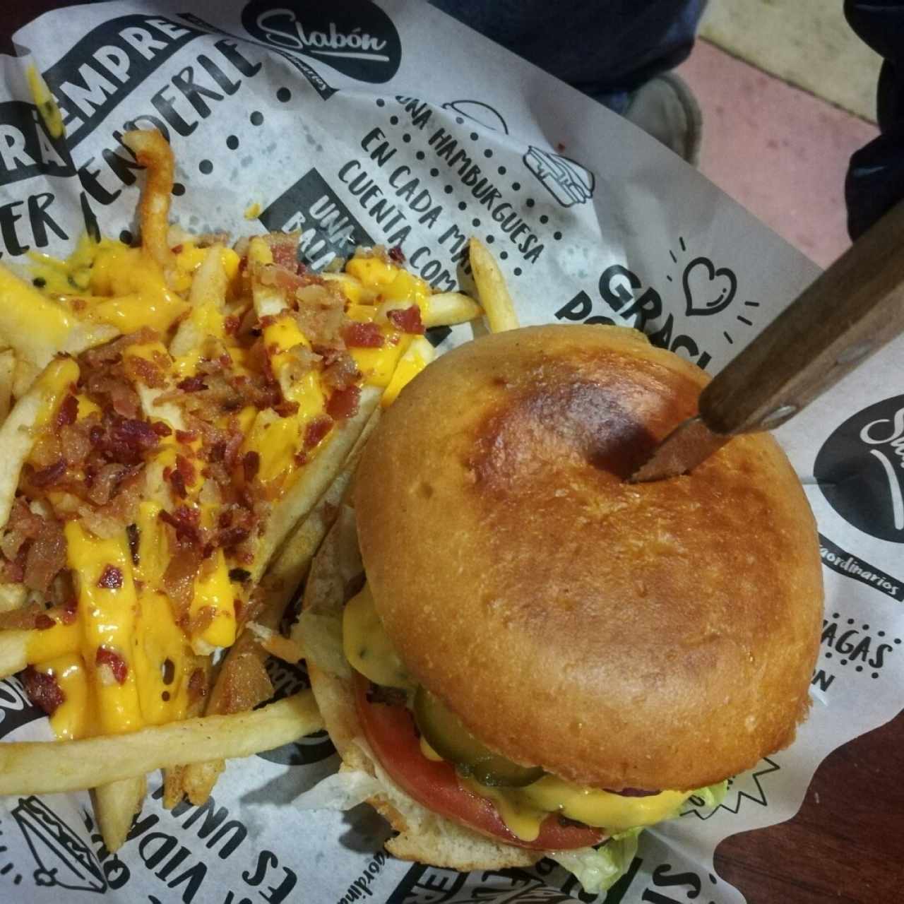 retro burger