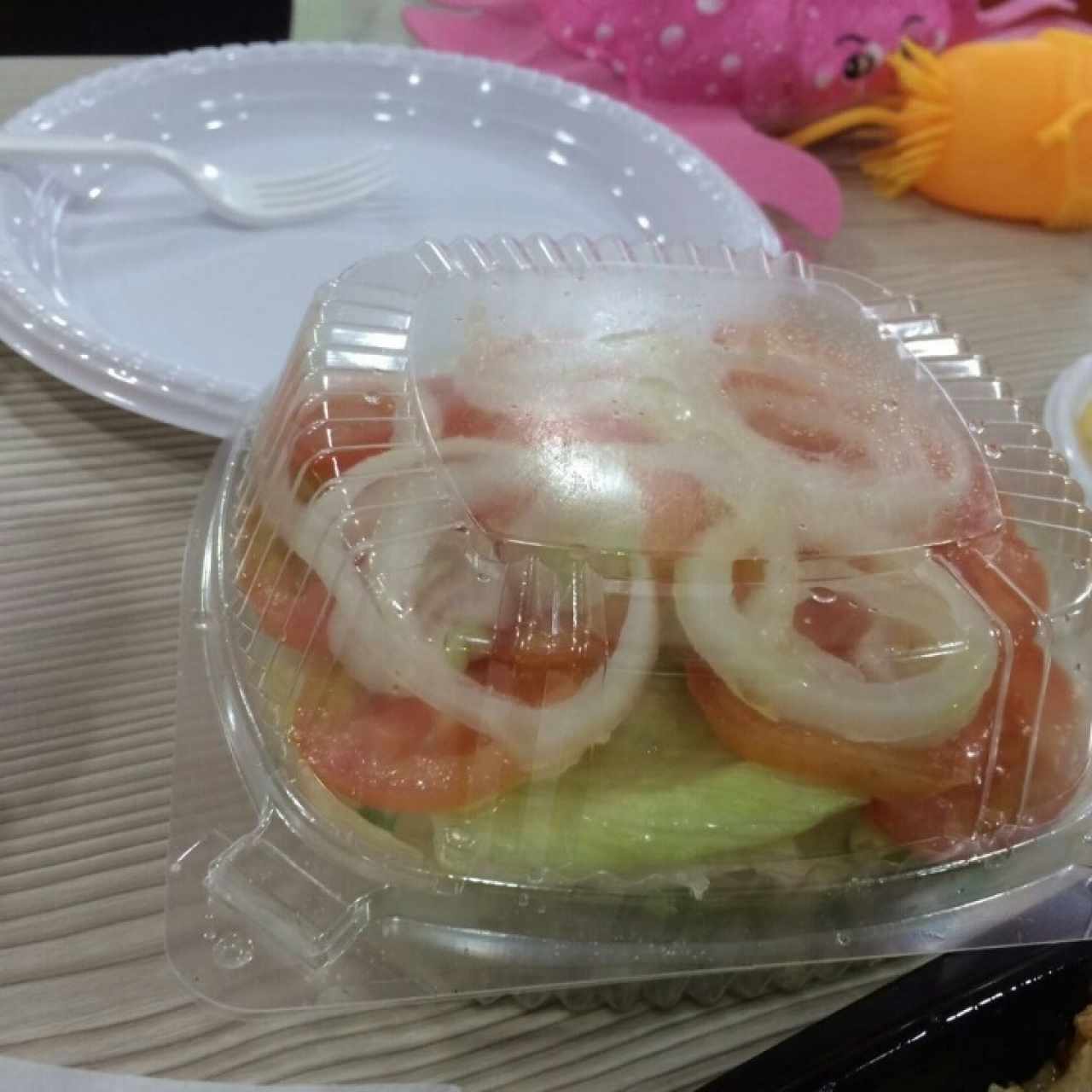 ensalada de lechuga pequeña