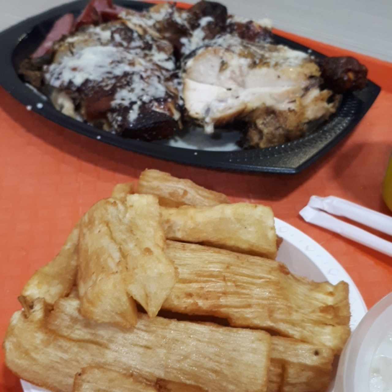 combo de pollo asado para dos