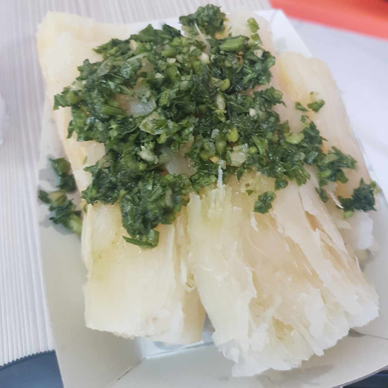 yuca hervida 