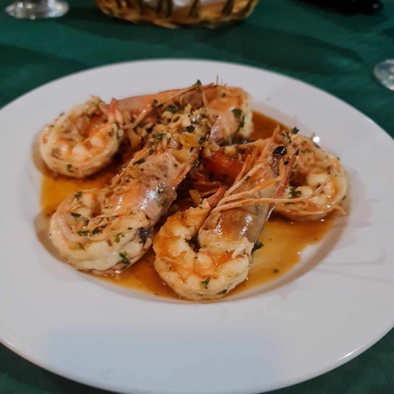 langostinos al ajillo