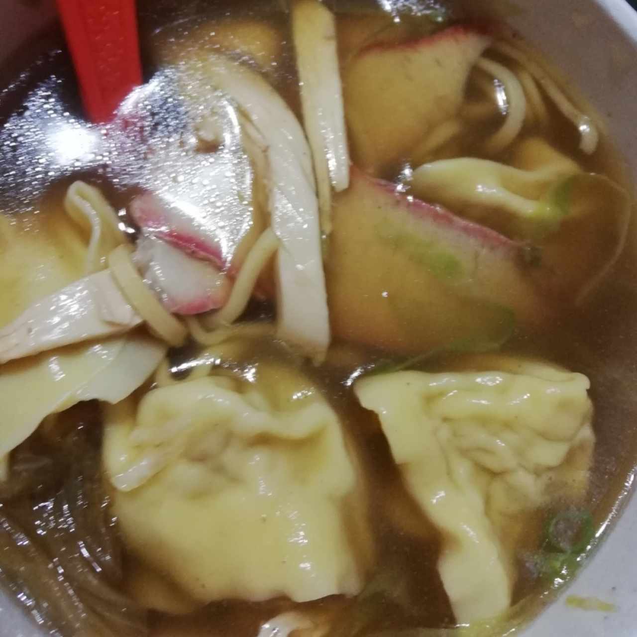 Sopa de wanton