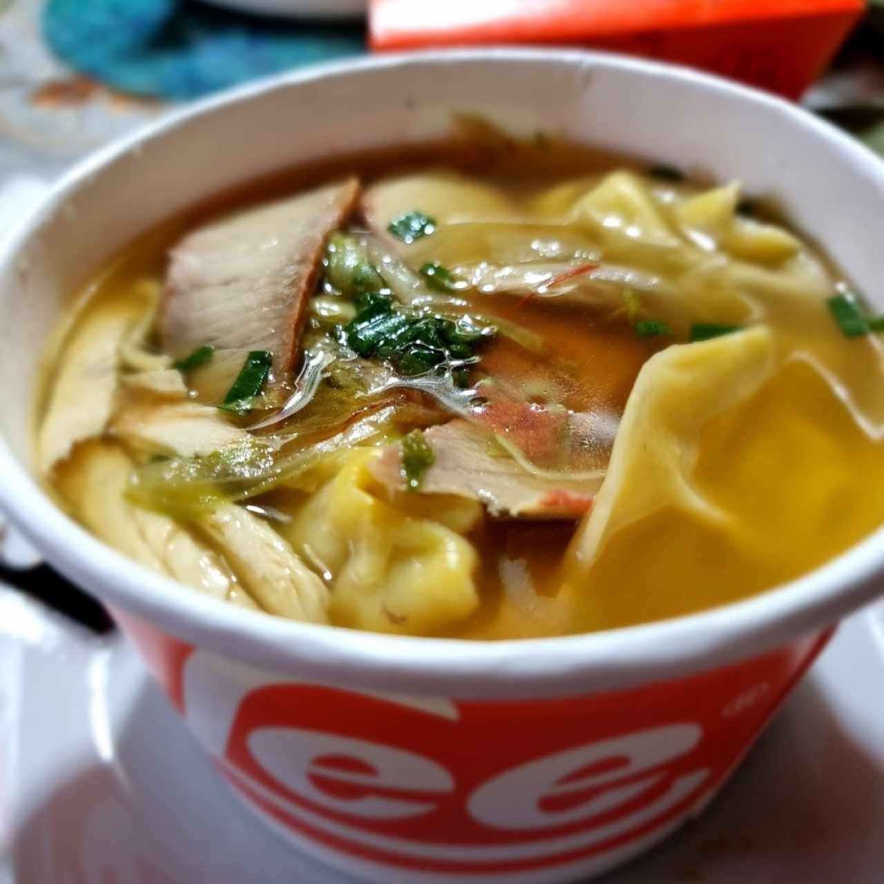 sopa de wantón 